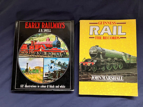 Lot two railway books - lot,