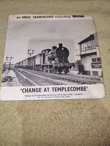 Vintage railway record - vintage,