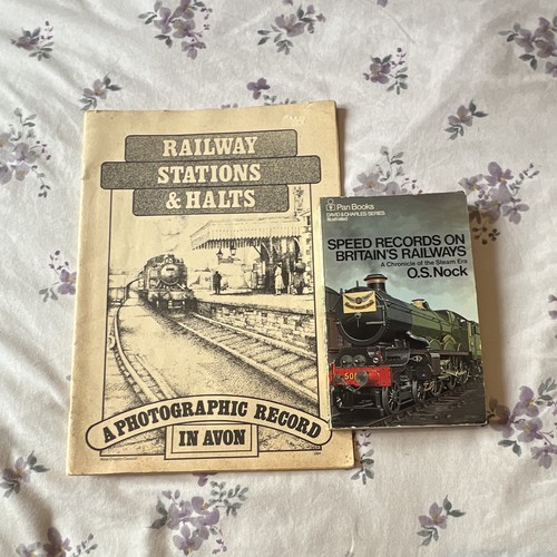 Vintage railway books - books, x2